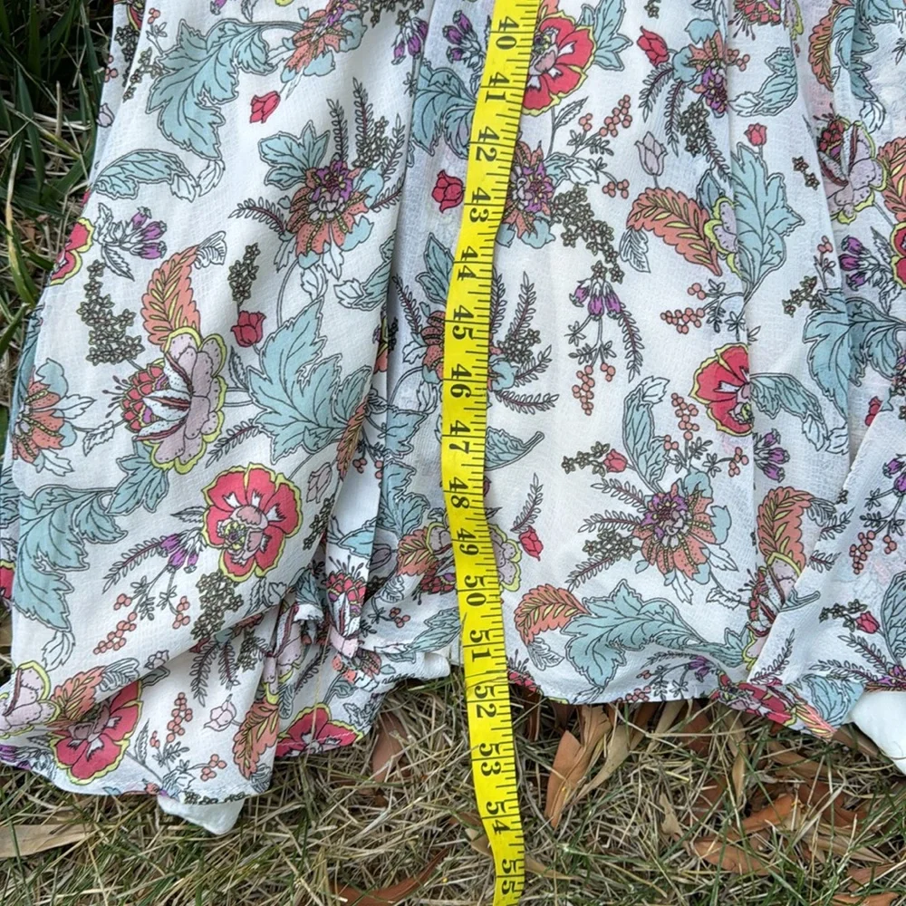 ☮️ Free People; BEAUTIFUL & Romantic “Earthfolk” Floral Maxi Dress in Sz. Small! - Picture 15 of 16